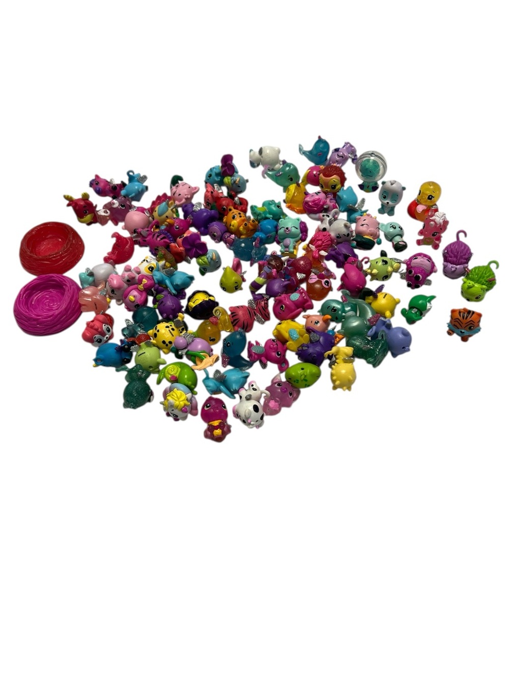 Hatchimals Mixed Lot of 91 Pieces Colleggtibles Mini Figures Toys